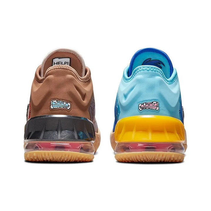 Nike LeBron 18 Low Wile E. Vs Roadrunner Space Jam GS-4