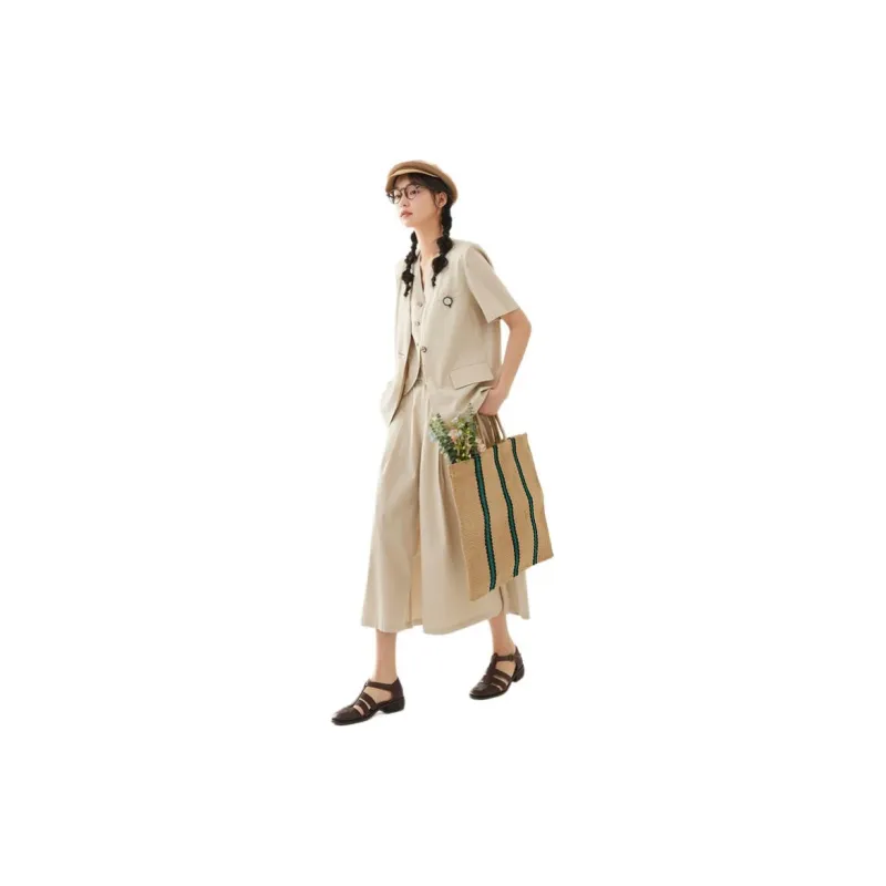 ZIHAN Business Suit Women's Oat-1