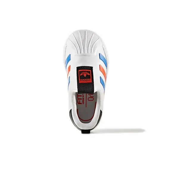 Adidas Originals 360 I Low-Top Toddler Shoes White Blue Red Infant And Toddler-4