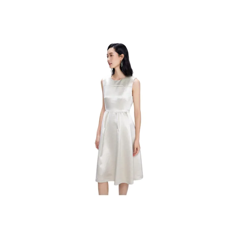 BBLLUUEE Sleeveless Dress Women's Spruce Willow Green-1