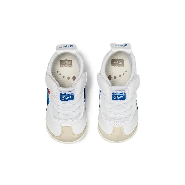 Onitsuka Tiger MEXICO 66 Slip Resistant Cushioning Breathable Low Top Toddler Shoes Blue Red White Infant And Toddler-6