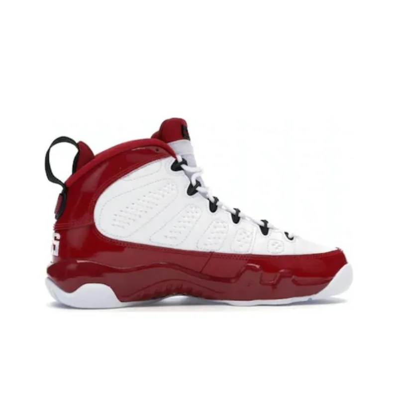 Jordan 9 Retro White Gym Red GS-1