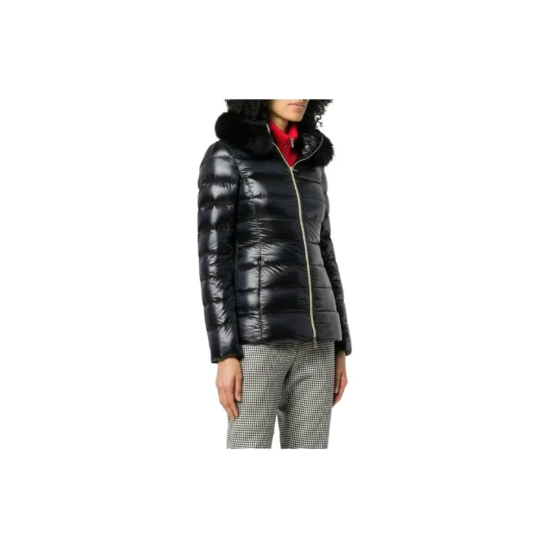 HERNO Claudia Belted Zip-Up Down Jacket-2