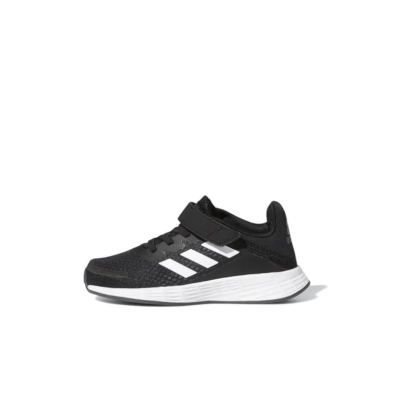 Adidas Duramo Sl Breathable Low Top Running Shoes Black White Children Aged 3 7 Years Old-0