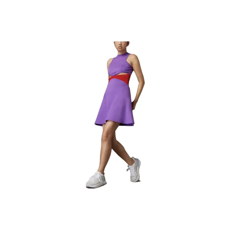 Adidas Sleeveless Dresses Women's Bright Purple-1