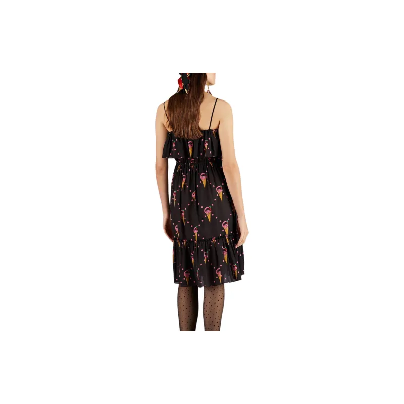 GUCCI Slip Dresses Women's Black-2