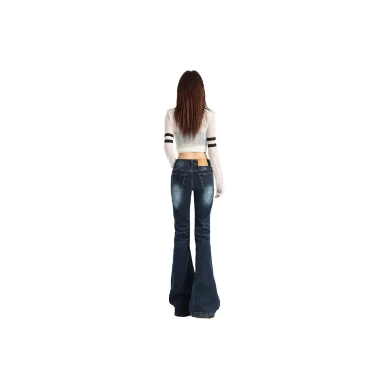 Vine Color Jeans Women's Dark Blue-15