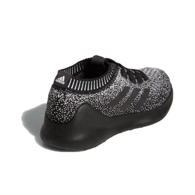 Adidas Purebounce+ J Low Top Kids' Running Shoes Black White Teenagers-3