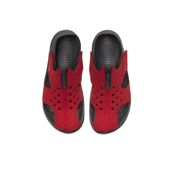 Nike Sunray Protect 2 Children's Sandals Red Black Children Aged 3-7 Years Old-2
