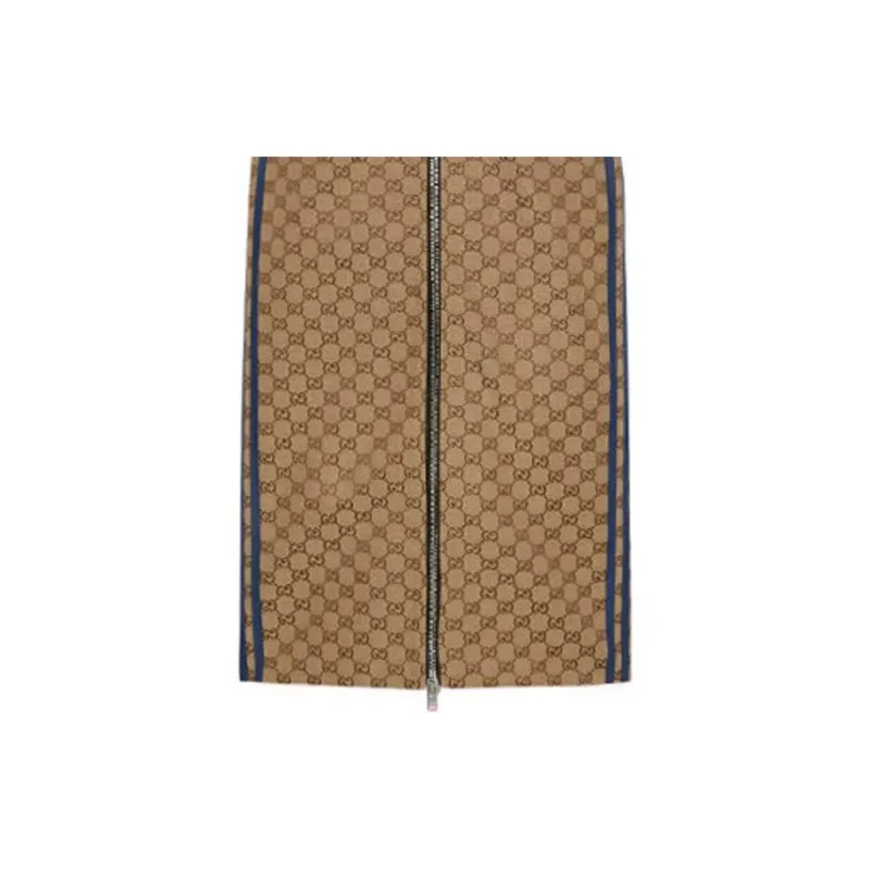 GUCCI x Adidas Originals SS23 Casual Long Skirts Women's Ebony-4