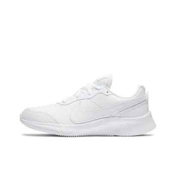 Nike Varsity Leather 'Triple White' GS