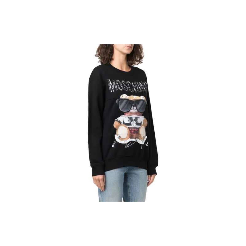 MOSCHINO Sweatshirts Women's Black-4