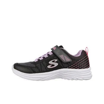 Skechers Skechers Girls Dreamy Dancer Slip-Resistant Cushioning Wear-Resistant Sports Casual Shoes Black Pink Teenagers