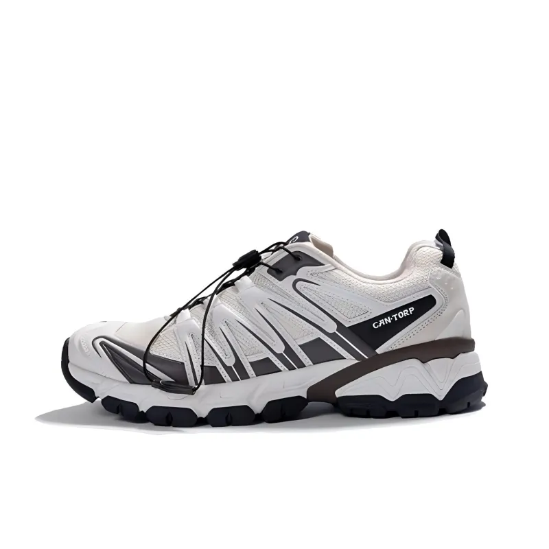 CAN·TORP Cushioning Coverage Support Wear Resistant Breathable Slip Resistant Low Top Hiking Shoes Unisex Multicolor-2