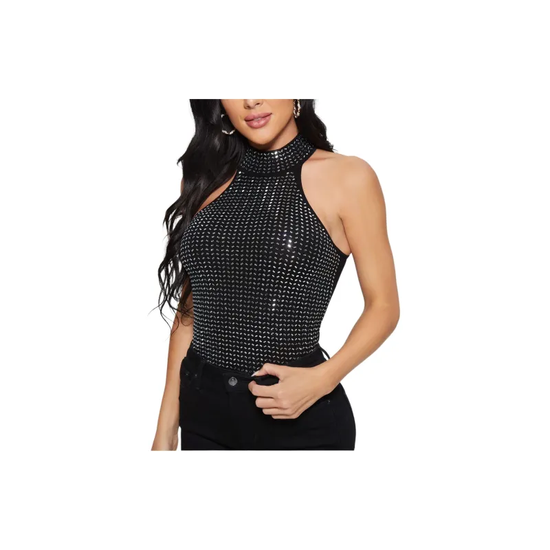 GUESS Tank Tops Women's Black-3