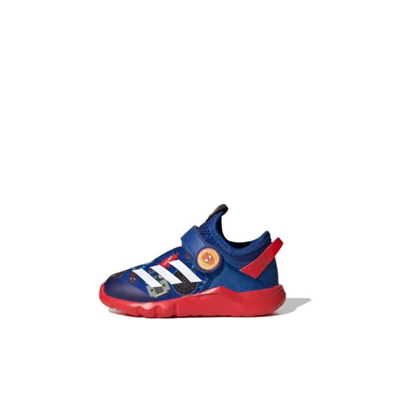 MARVEL x Adidas Slip Resistant And Breathable Low Top Toddler Shoes Blue Red Infant And Toddler-0