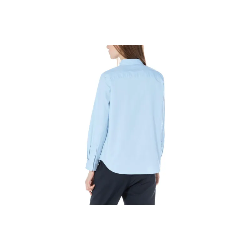 LACOSTE Shirts Women's Sky Blue-2