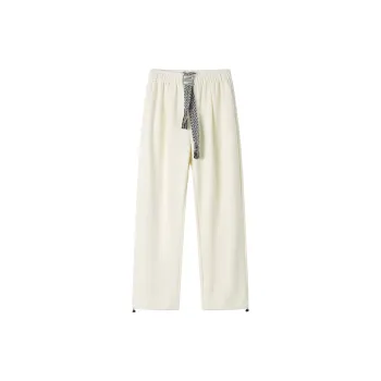 PAINT STAIN Casual Pants Unisex Light Khaki
