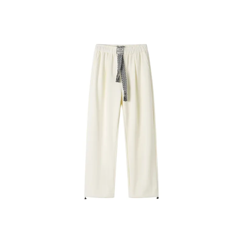 WELTER EXPERIMENT Casual Pants Unisex Light Khaki-0
