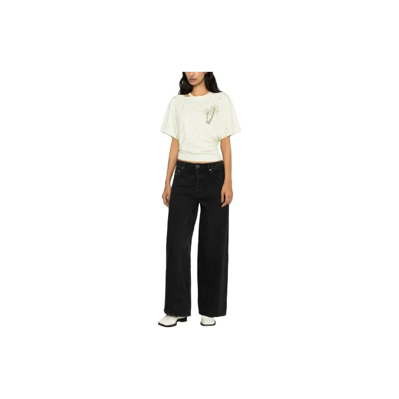 Maje T Shirts Women's Light Green-1