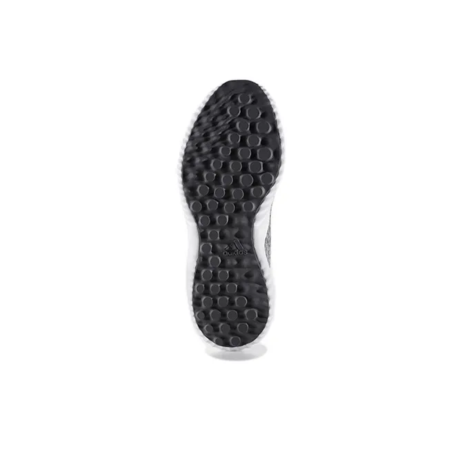 Adidas AlphaBounce Em J Abrasion Resistant Slip Resistant Low Top Kids' Running Shoes Gray Teenagers-5