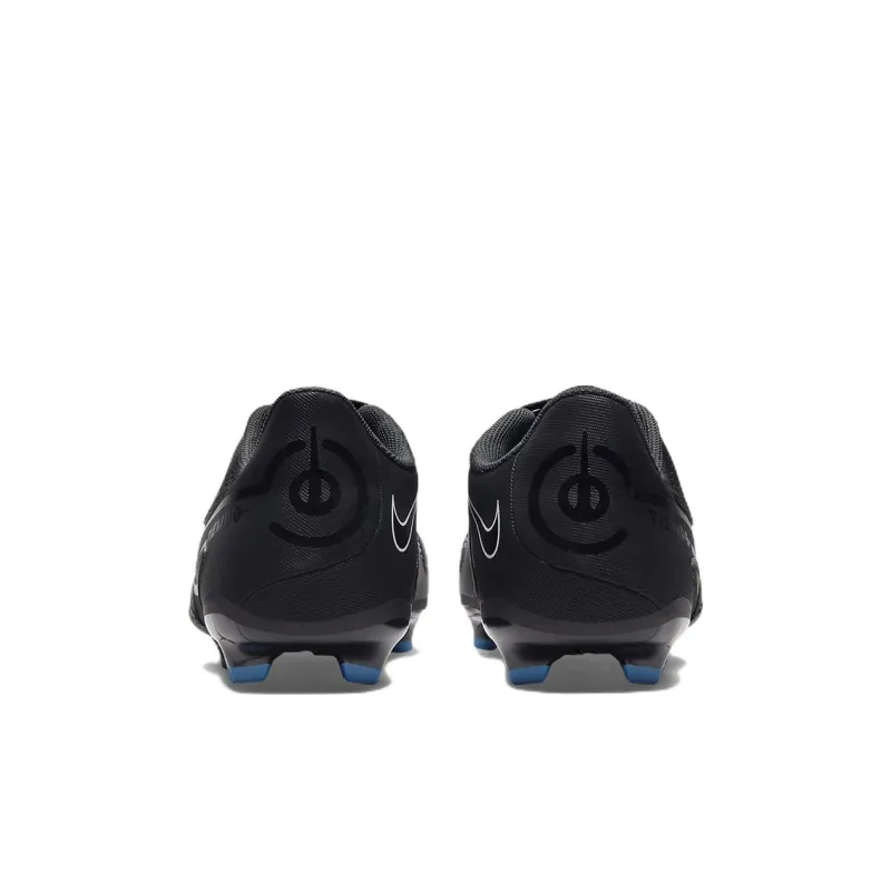 Nike Tiempo Legend 9 Club MG Slip Resistant Cushioning Abrasion Resistant Low Top Kids' Soccer Shoes Black Blue Kids'-4