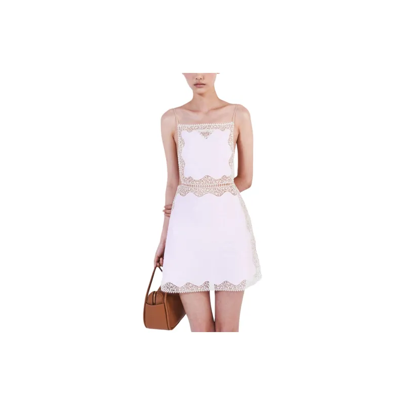 PRADA SS24 Slip Dress Women's Pink-2