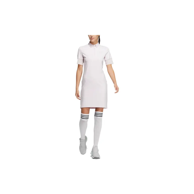 Adidas Short Sleeved Dresses Women's White-3