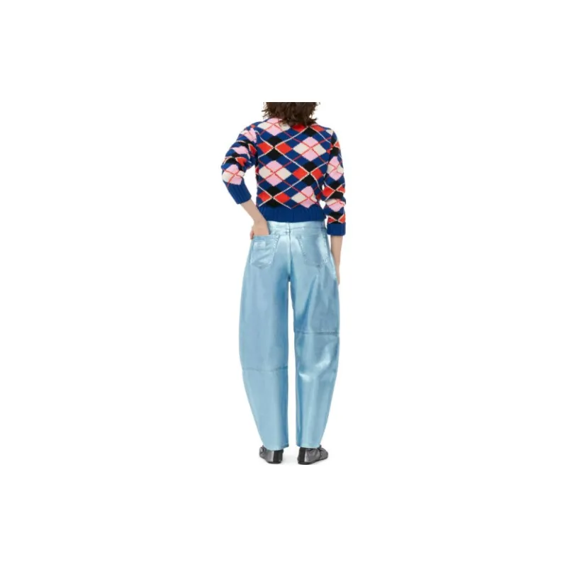 GANNI Knitwear Women's Sodalite Blue-4