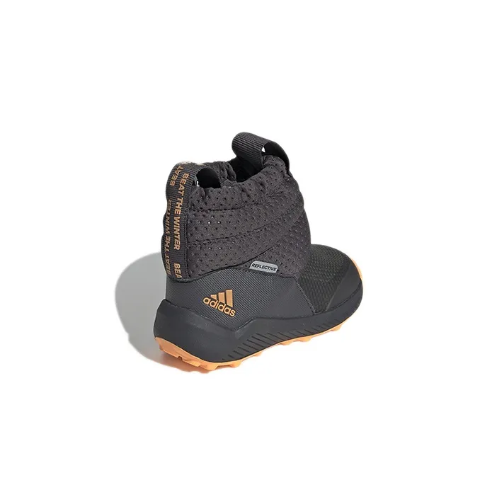 Adidas Rapida Snow Slip-Resistant High-Top Toddler Shoes Carbon Black Infant And Toddler-3
