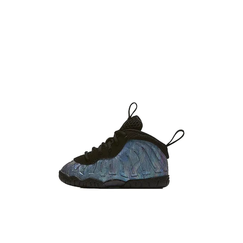 Nike Foamposite One PRM Anti-Slip Wear-Resistant Mid-Top Toddler Shoes Black Multicolor Infant And Toddler-0
