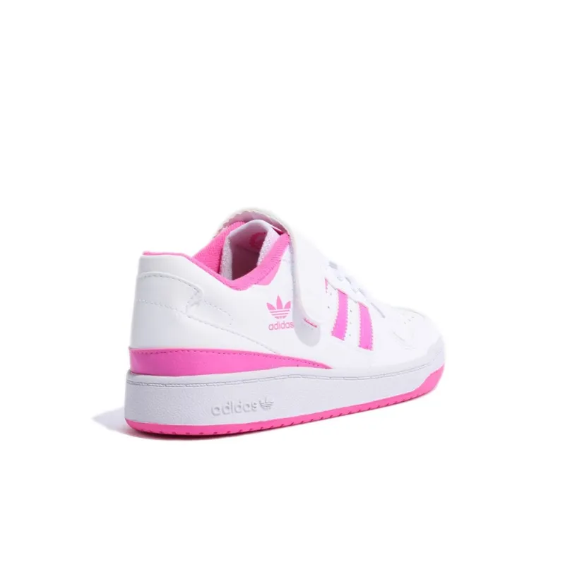 Adidas Forum Low J 'White Screaming Pink'-3