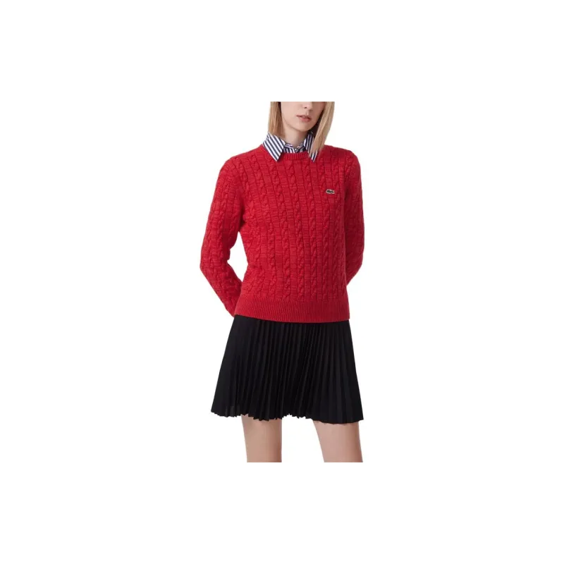 LACOSTE Casual Short Skirts Women's Black-1