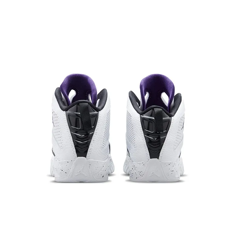 Jordan B'Loyal Shock Absorbers Mid Top Children's Basketball Shoes White Black Children Aged 3 7 Years Old-5