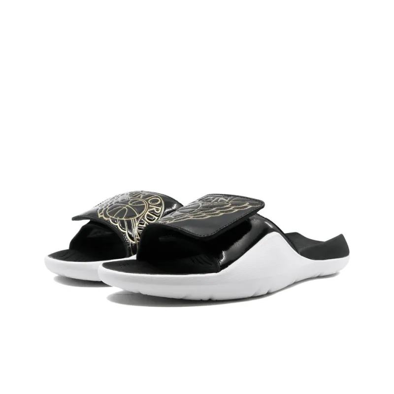 Jordan Hydro 7 Black Metallic Gold White GS-2