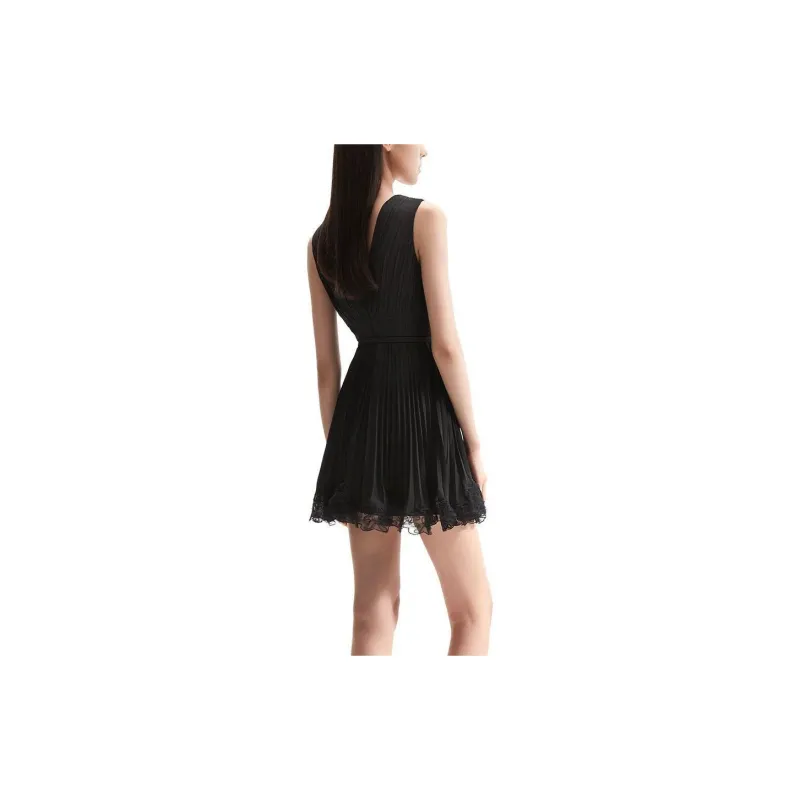 Self portrait Sleeveless Dress Women's Classic Black-4