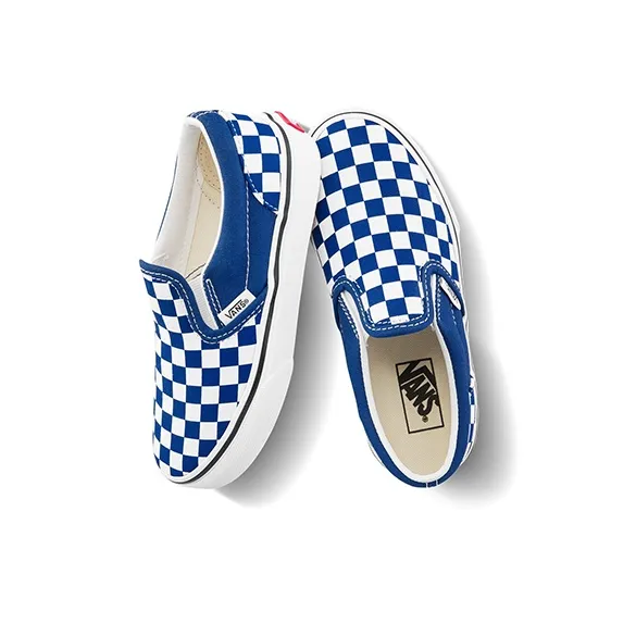 Vans Classic Slip-On Kids 'Checkerboard - Surf The Web'-3