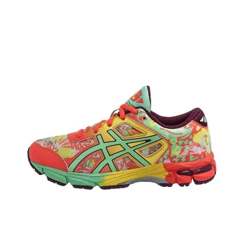 Asics Gel-Noosa Tri 11 Wear-Resistant Low-Top Running Shoes Orange Green Teenagers