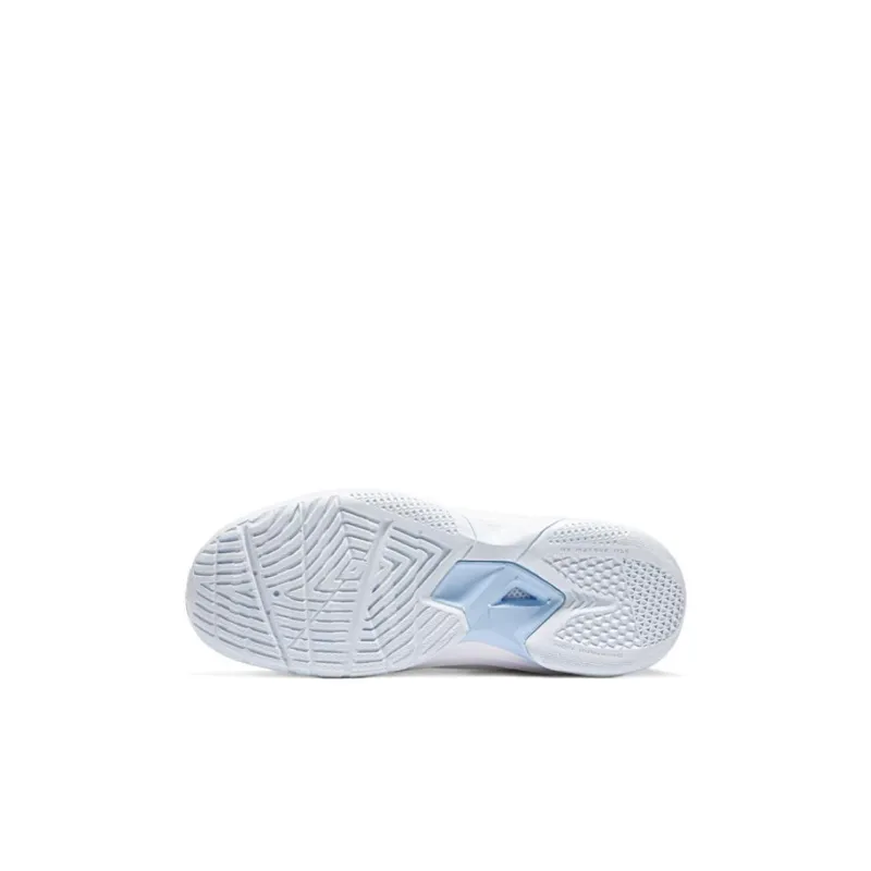 Asics Gel Improve 2 Anti Slip Wear Resistant Low Top Children's Basketball Shoes White Blue Kids'-4