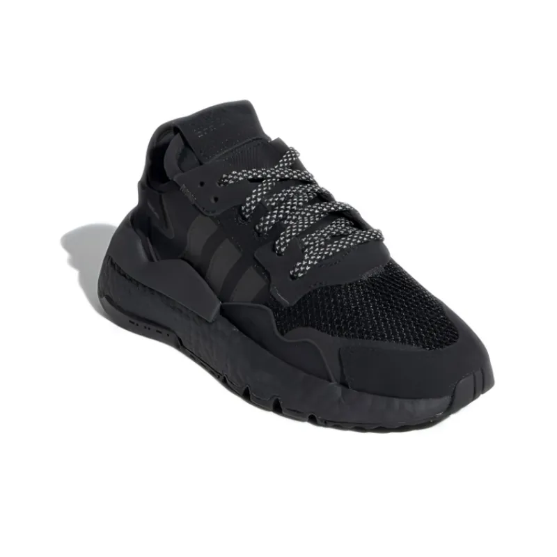 Adidas Originals Nite Jogger Cushioning Low Top Kids Lifestyle Shoes Black Teenagers-1