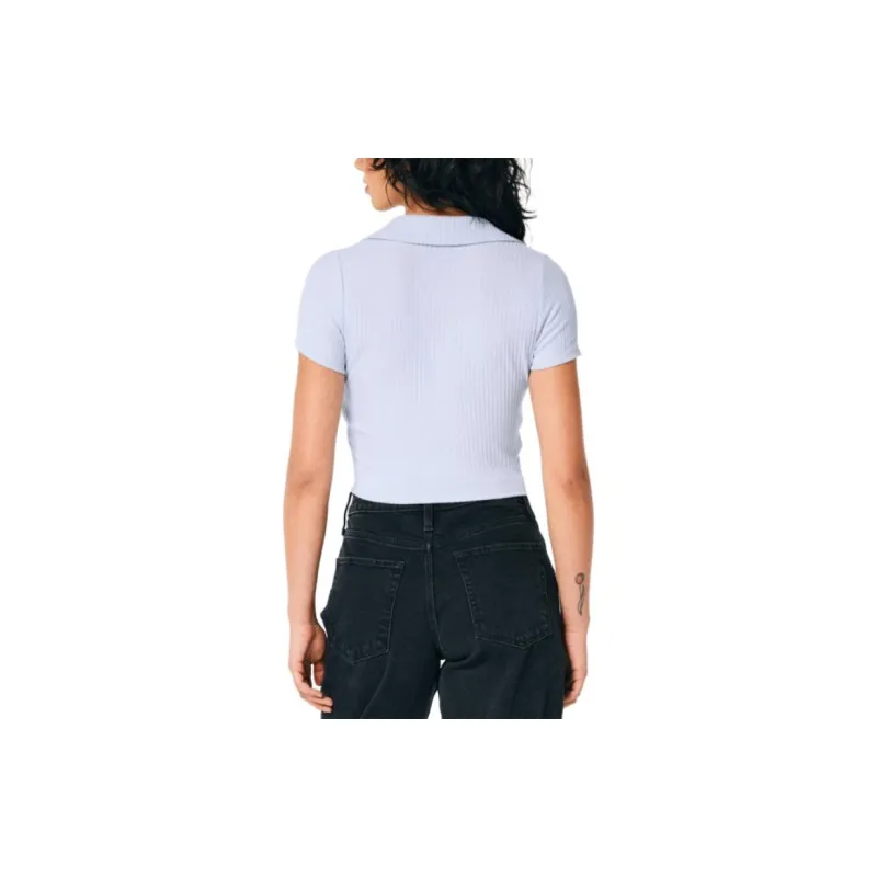 Hollister T-Shirts Women's Light Blue-4