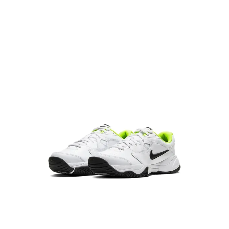 Nike Court Lite 2 Jr. Slip-Resistant Cushioning Kids' Training Shoes White Green Kids'-2