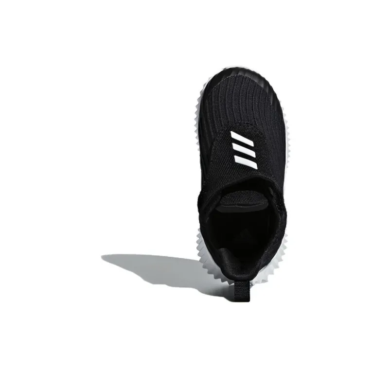 Adidas Fortarun Ac I Anti Slip Wear Resistant Low Top Toddler Shoes Black White Infant And Toddler-4