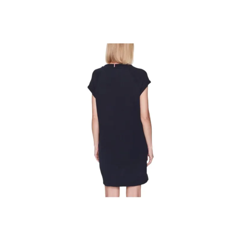Tommy Hilfiger Short Sleeved Dress Women's Black-2