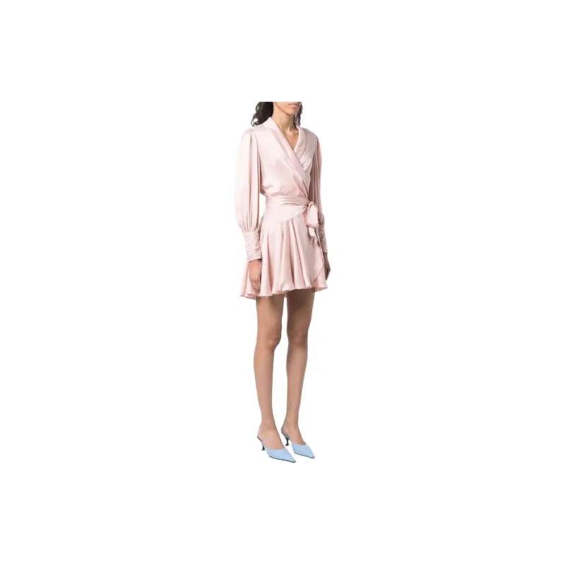 Zimmermann Wrap Silk Mini Dress-3