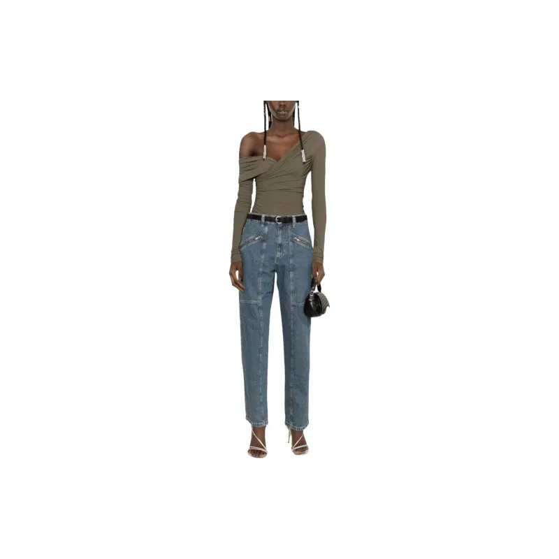 ISABEL MARANT Fanny Straight-leg Trousers-1
