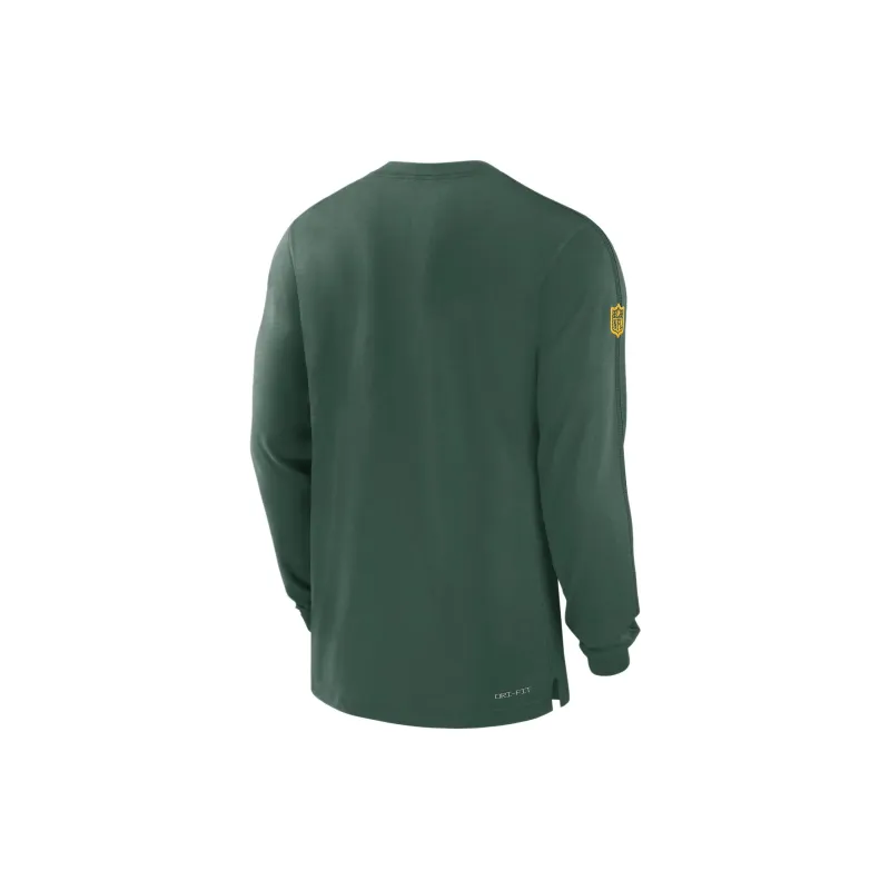 Nike Bay Packers Sideline Player Team Issue Men's Nike Dri FIT Long Sleeve Top-1