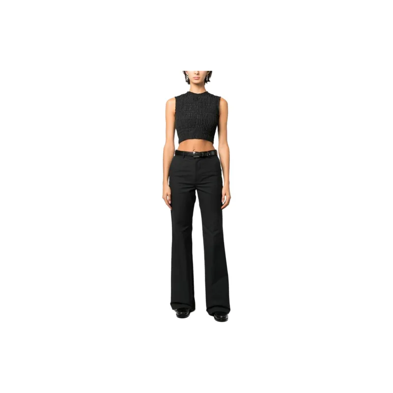 Patou Smock detail Crop Top-3