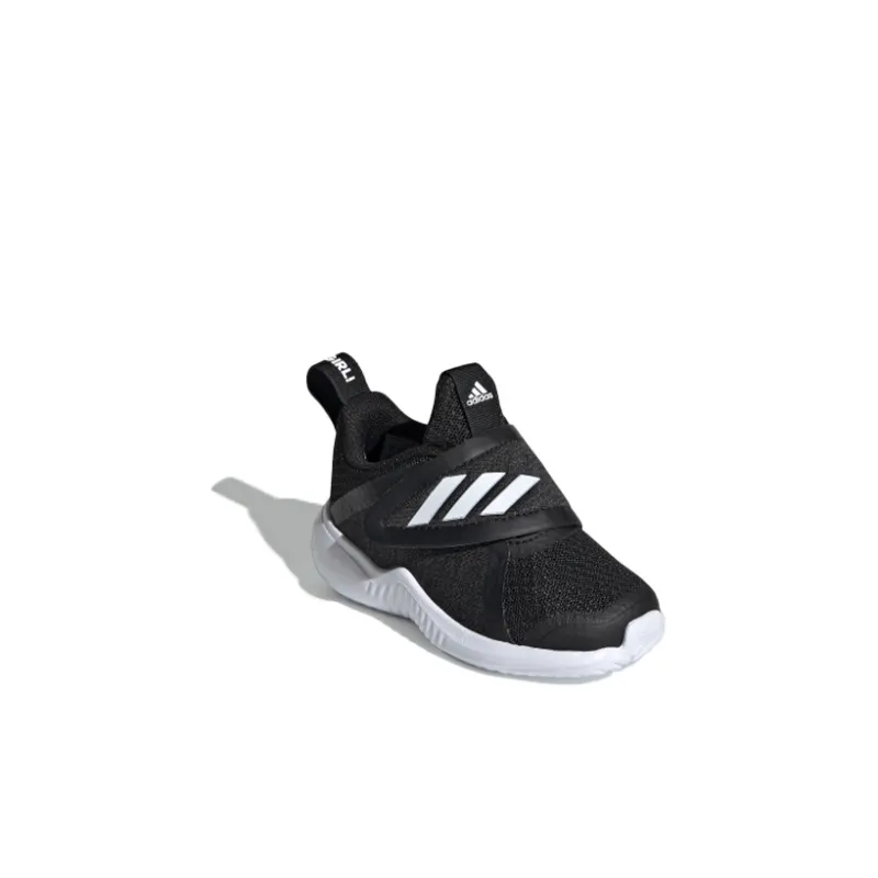 Cf I x Adidas Fortarun Low Top Running Shoes Black White Infant And Toddler-2