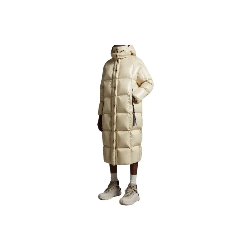 Moncler Down Jacket Women's Light Beige-1